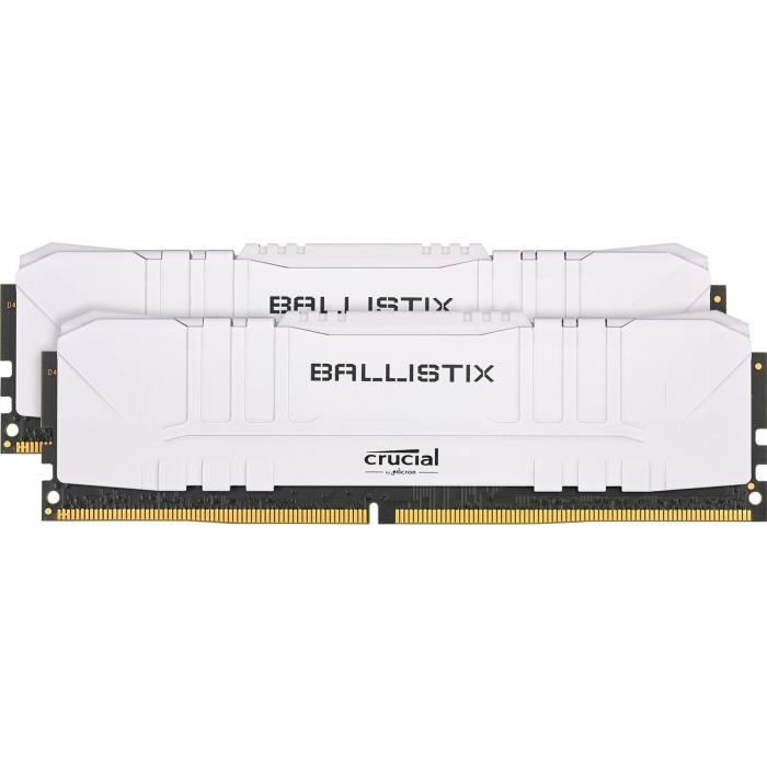 CRUCIAL Ballistix White 2x16GB (32GB Kit) DDR4 3000MT/s  CL15