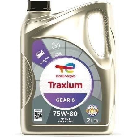Huile de Transmission TotalEnergies Traxium Gear 8 75W-80 - 2L