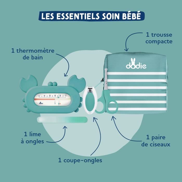 Image secondaire de Trousse de soin - DODIE - Les essentiels - Bleu