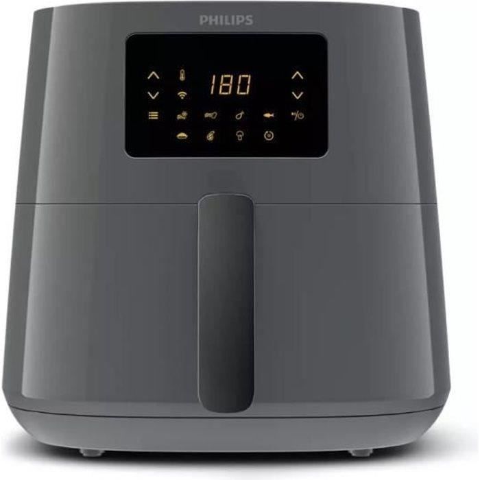 PHILIPS Airfryer Essential XL Digital HD9280/60, Friteuse sans huile, 1,2kg, Technologie Rapid Air, 7 préréglages, Gris
