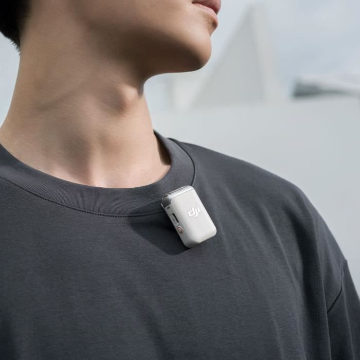 Image secondaire de Émetteur sans fil - DJI - Mic 2 - Pearl White - Audio HD - Enregistrement 32 bits
