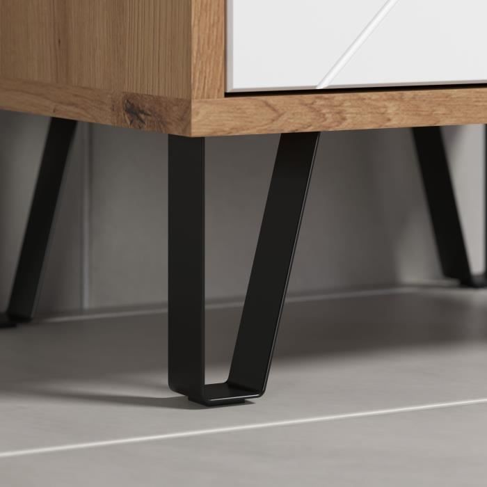 Storage cabinet two doors white brown 36 cm size Touch series