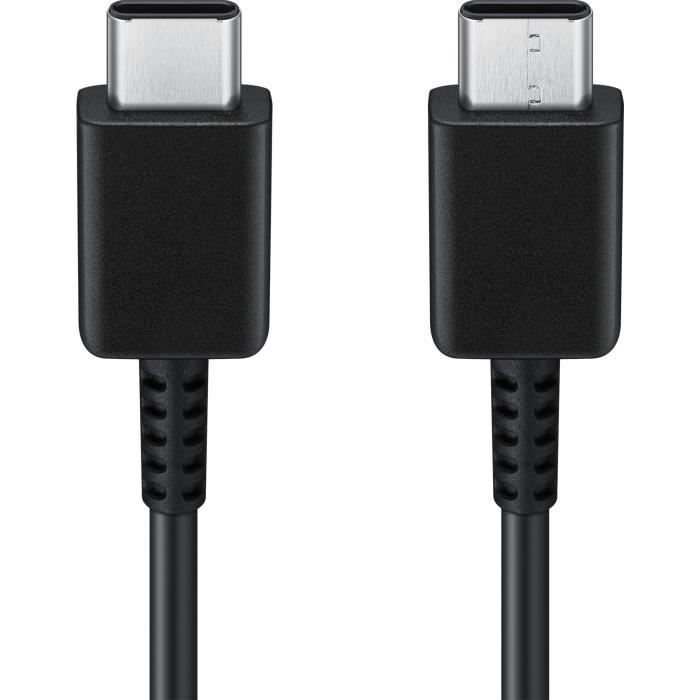 Cable USB Type C - USB Type C - Charge rapide 25W - SAMSUNG - 1 M - Noir