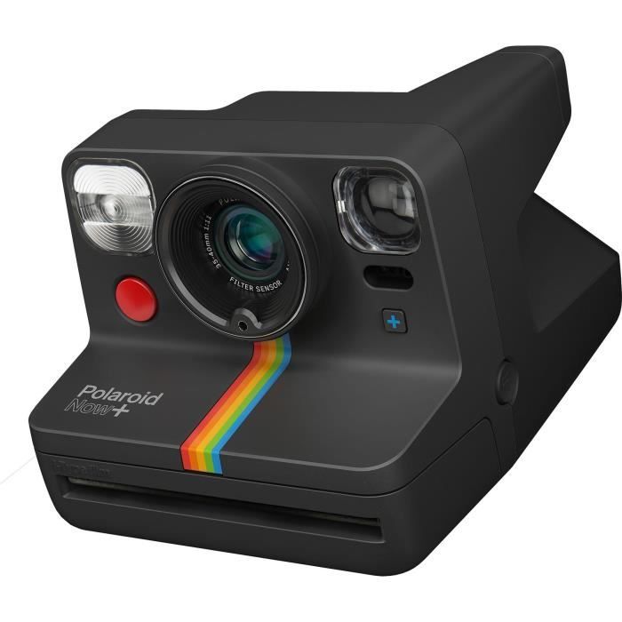 POLAROID Now+ - Appareil photo instantané - Autofocus - Connecté - Filtres inclus - Noir
