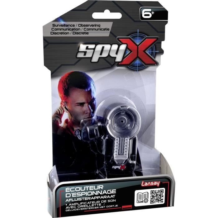 Spy X – Écouteur D'Espionnage - Jouet & Accessoires d'Espion - Panoplie d'espionnage enfant - Des 6 ans - Lansay