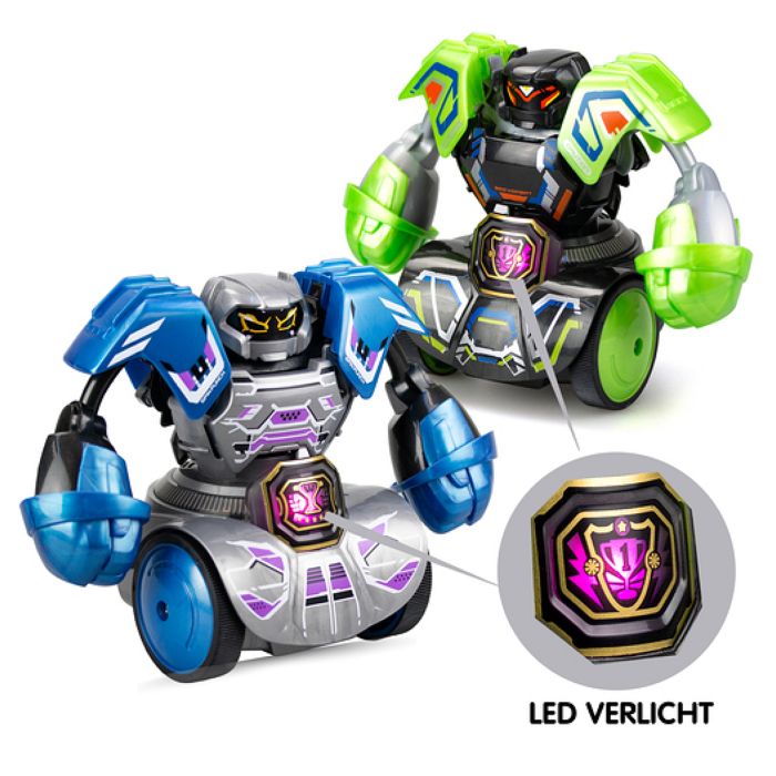 Image secondaire de Robot de combat - SILVERLIT - Kombat Tornado - Capacité de destruction - Attaque a 360° - Lot de 2 robots