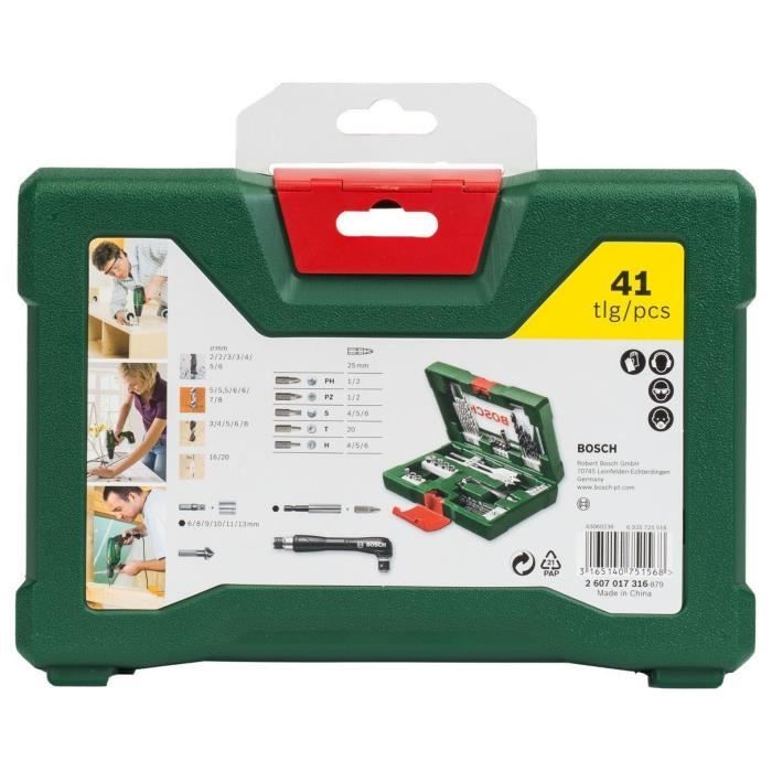 Image secondaire de Coffret d'Accessoires Universels BOSCH V-Line - 41 Pièces