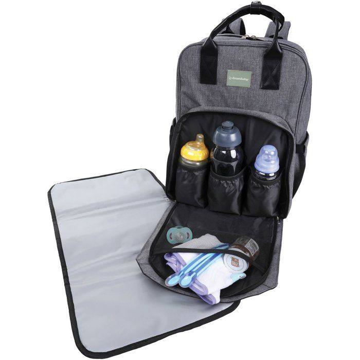 Image secondaire de Sac à dos à langer Dreambaby avec matelas et clips pour poussette