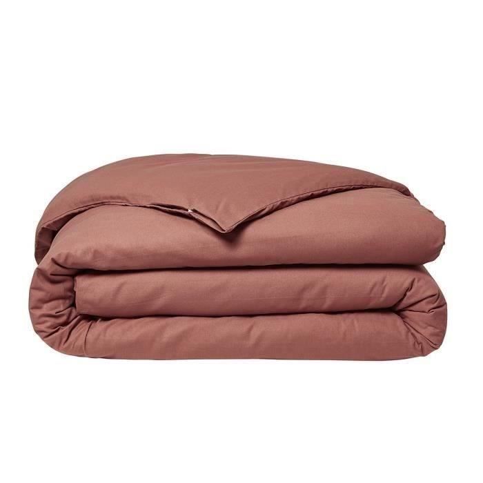 TODAY ESSENTIAL DUYT COVER - 240 x 260 cm - 2 people - 100% UNE cotton - Terracotta