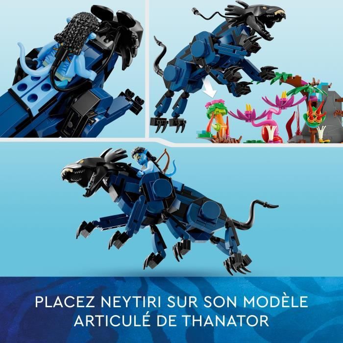 LEGO Avatar 75571 Neytiri et le Thanator vs. Quaritch dans l'Exosquelette AMP, Jouet