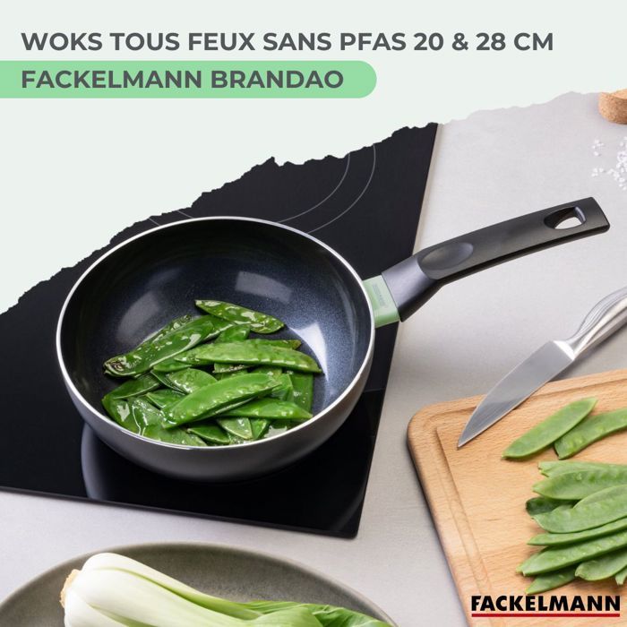 Image secondaire de Ensemble de 2 woks - FACKELMANN - Brandao - 20 et 28 cm
