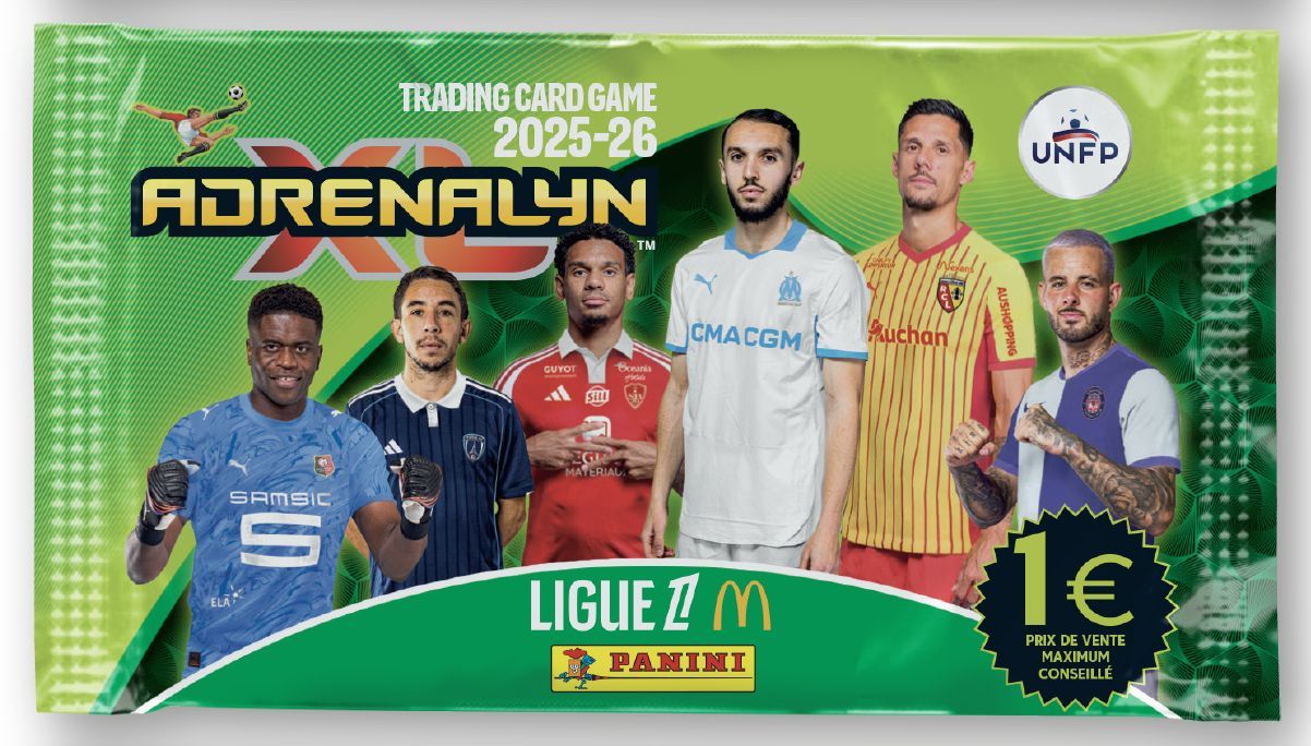 Image secondaire de Boîte de 50 Pochettes de Cartes PANINI TCG ADRENALYN LIGUE 1 McDonald's 2025/26
