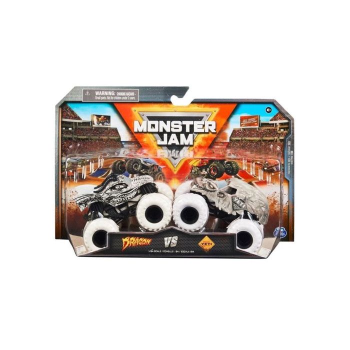 Image secondaire de Véhicule die-cast - Spin Master - Monster Jam - 1:64 - Pack de 2 - Mixte - 3 ans et plus