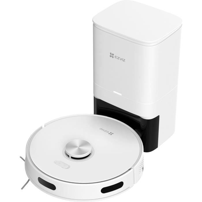 EZVIZ RE5 Plus - Robot Vacuum Cleaner with Automatic Emptying Station - LiDAR Navigation - Obstacle Detection - 4000Pa