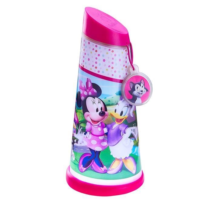 Veilleuse et lampe de poche de Minnie Mouse en matiere synthétique. Piles pas incluses.