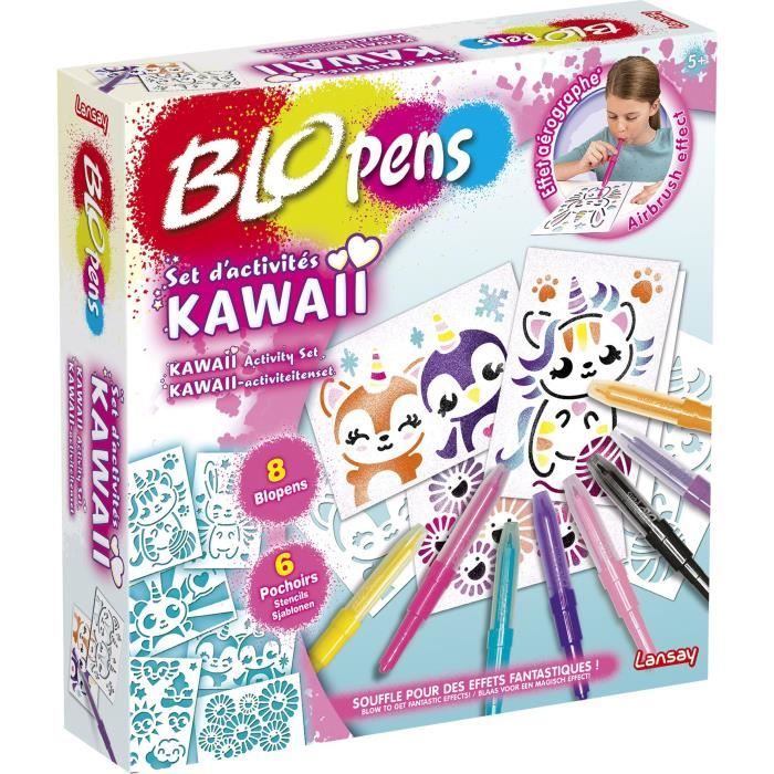 Image secondaire de LANSAY - BLOPENS - Set d'Activités Kawaii - Feutres Fantastiques - Des 5 ans