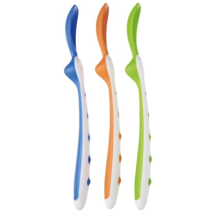 TIGEX Lot de 3 Cuilleres Hygiéniques Colors