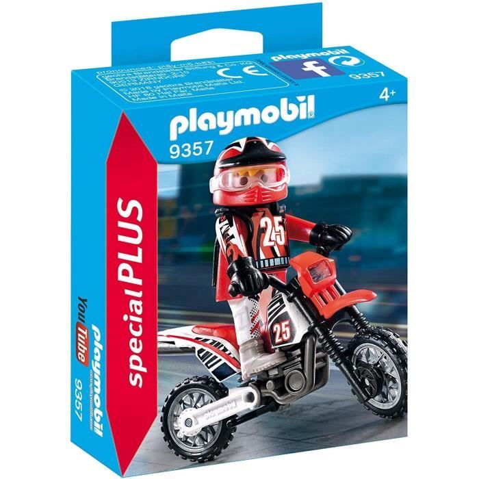 PLAYMOBIL 9357 - Action - Pilote de motocross