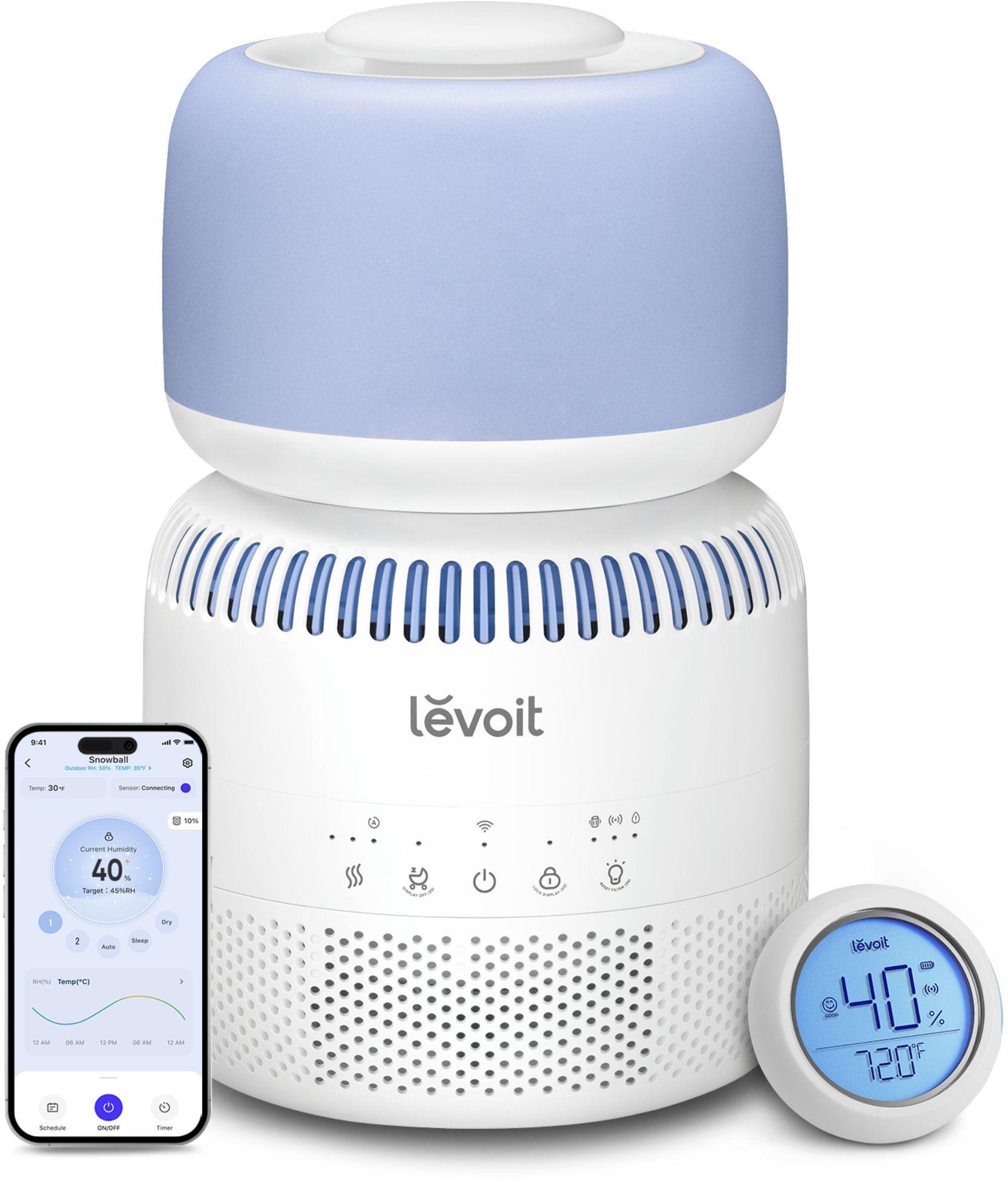 Humidificateur Intelligent Levoit Baby - 3,8 L pour Enfants