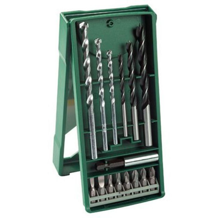Image secondaire de Coffret Mini-X-Line Bosch avec Forets et Embouts de Vissage - 15 Pièces