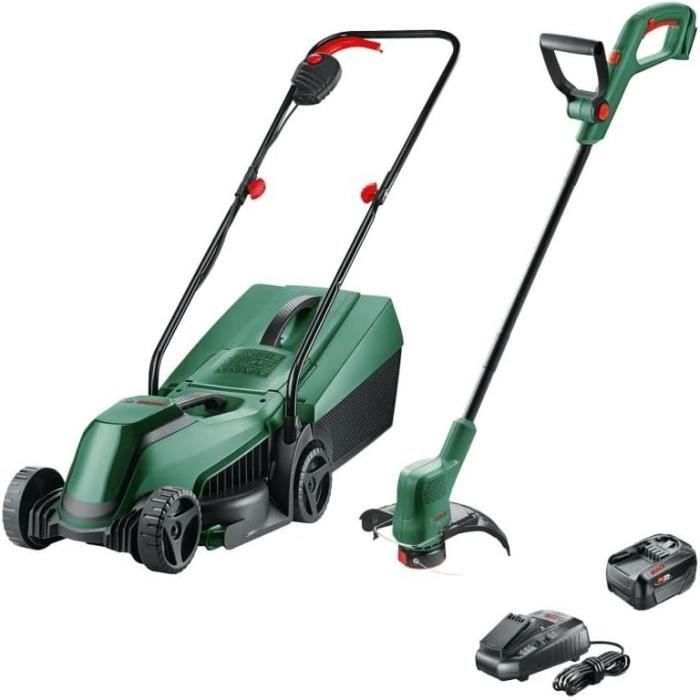 Pack Bosch EasyMower 18V + Cortacésped EasyGrassCut + 1 Batería 4.0 Ah y Cargador