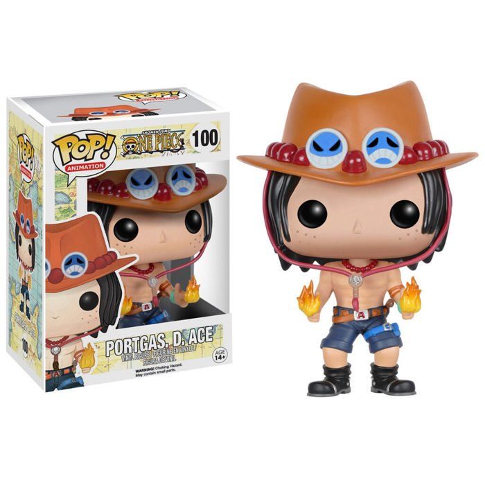Image secondaire de Figurine - Funko - Portgas D. Ace - 10 cm - One Piece - Collection Pop !