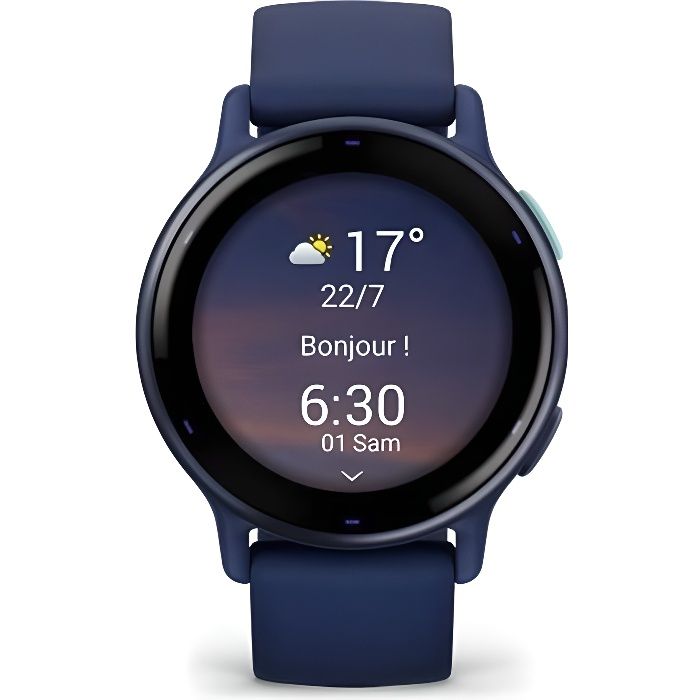 Montre GPS connect�e - GARMIN - Vivoactive 5 - WiFi - 30,4 mm (1,2) - Bleu m�talis� avec bracelet Bleu