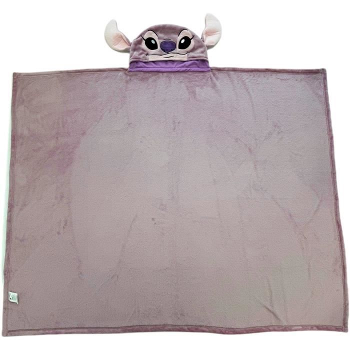 Image secondaire de Plaid polaire a capuche 3D - LILO & STITCH - Angel - 120 x 150 cm
