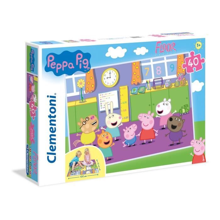 Clementoni - 40 pieces Floor - Peppa Pig