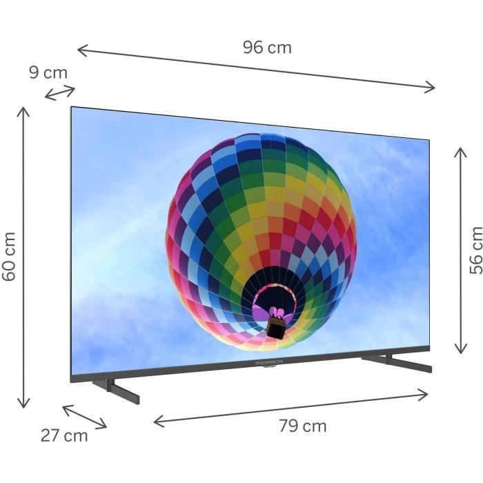 Image secondaire de Téléviseur QLED 43 pouces THOMSON - 4K UHD avec Google TV