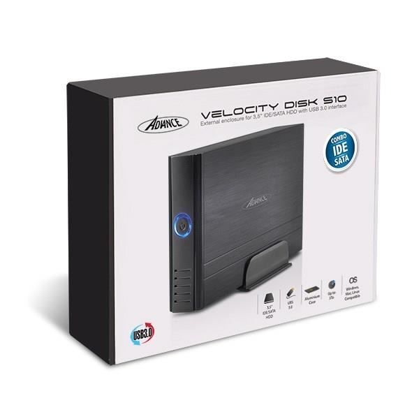 Advance boîtier HDD 3.5 Velocity Disk S10 USB3.0