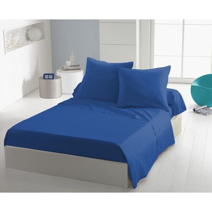 Lenzuolo sopra - HOME LINGE PASSION - 180 x 290 cm - 1 persona - Blu