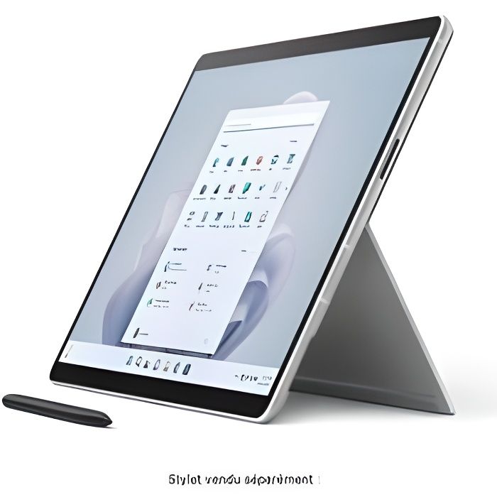 Tablette tactile - MICROSOFT - Surface Pro 9-  8/256 - 13 - 12Mo - Platine