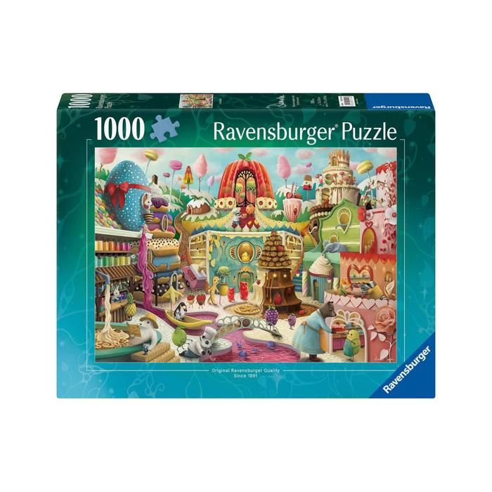 Image secondaire de Puzzle 1000 pieces : La rue de la douceur
