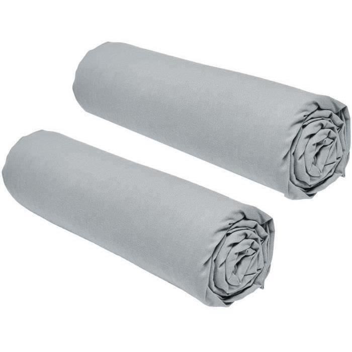 Set di 2 maledizioni essenziali di teday - 90 x 190 cm - 1 persona - 100% cotone - acciaio