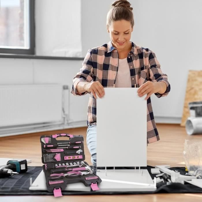 Image secondaire de Ensemble d'outils - FIELDMANN - FDG 5010-53R - 53 pieces - Couleur rose - Outils pour femmes