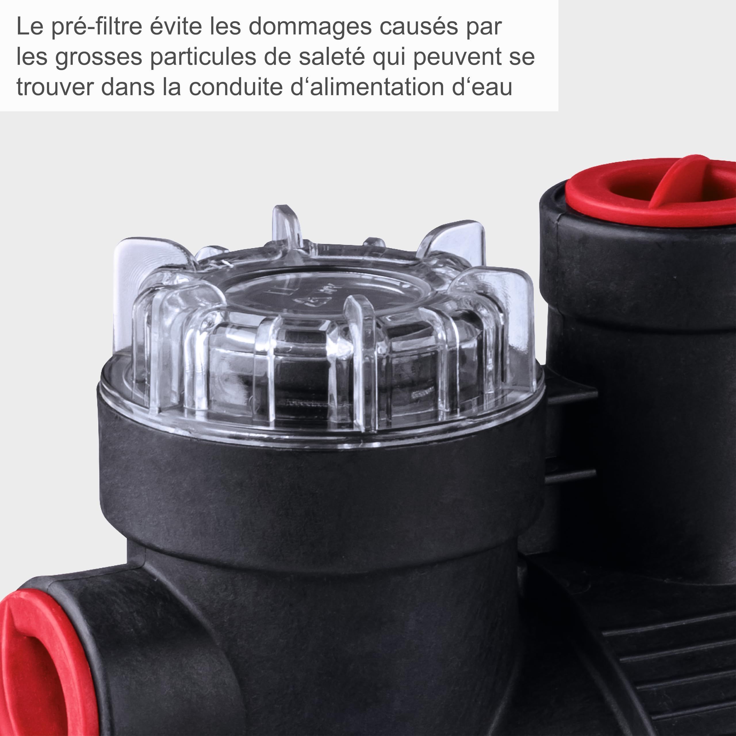 Image secondaire de Pompe à eau domestique GP1100JETLCD Scheppach - Performance et Fiabilité