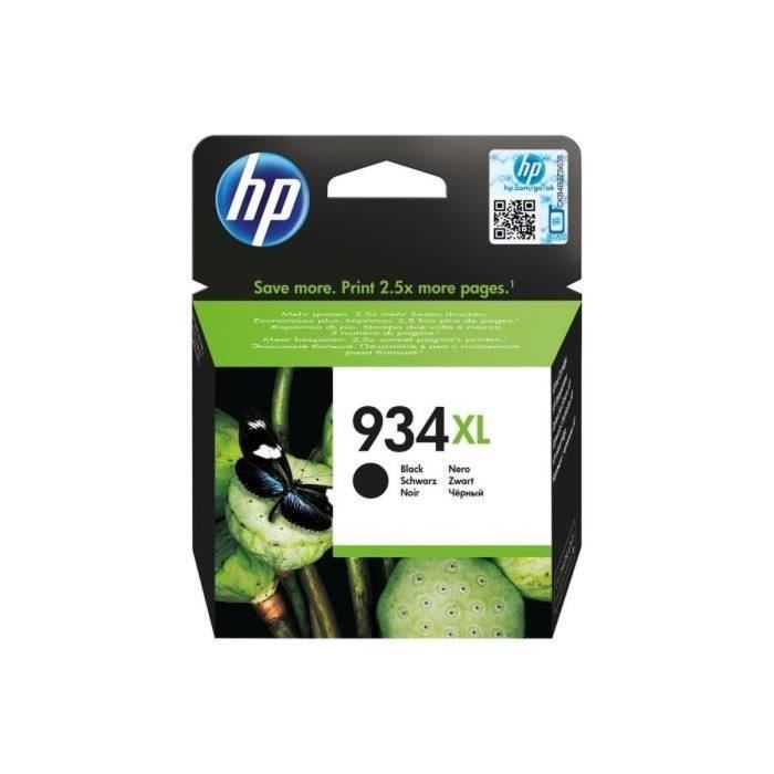 HP 934XL Cartouche d'encre noire grande capacité authentique (C2P23AE) pour HP OfficeJet 6230/6820/6830