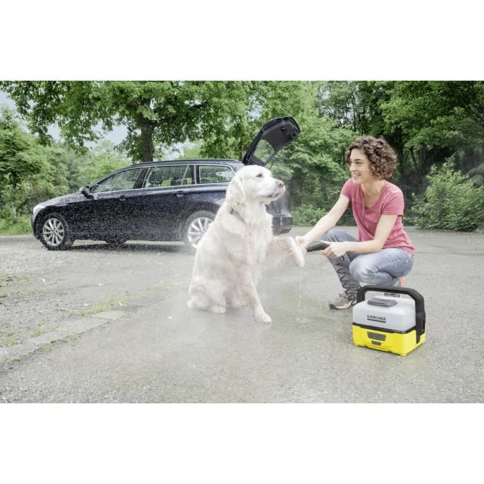 KARCHER Kit animaux - Accessoire associé au nettoyeur mobile OC3 - Une buse, une brosse et une serviette