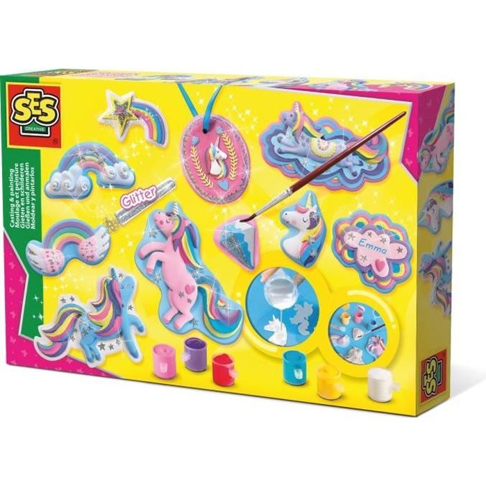 Fusioni e pittura - Unicorns