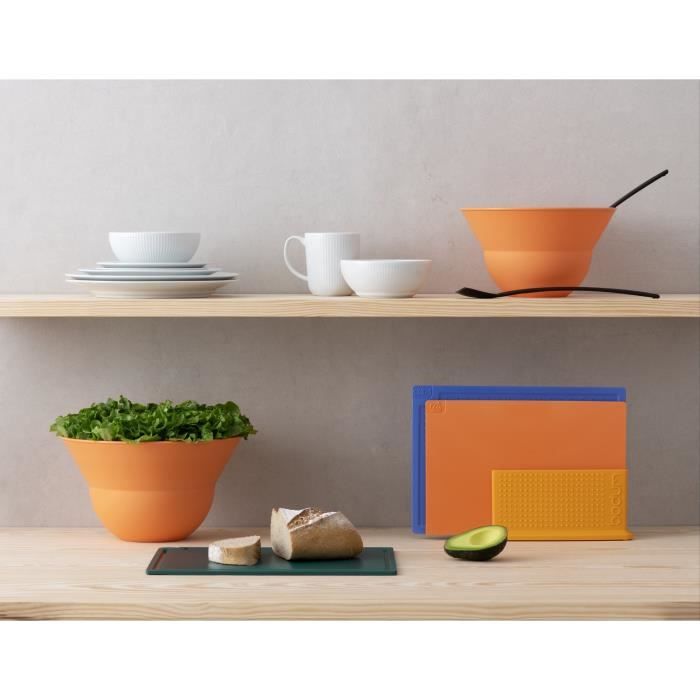Image secondaire de Ensemble de 2 bols 3 L et 4.9 L avec couverts a salade - BODUM - Topee - Bellini orange