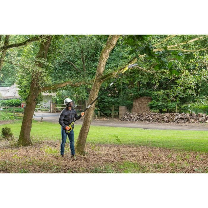 Image secondaire de Élagueur sur perche RYOBI 18V avec guide de 20 cm et tube d'extension