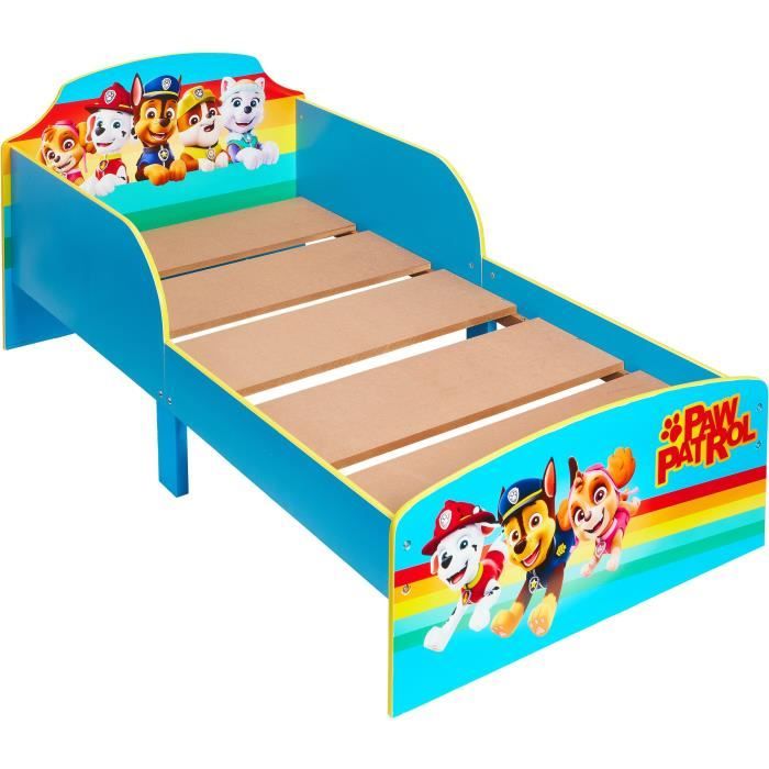 LA PAT PATROUILLE Lit pour enfants avec espace de rangement sous le lit
