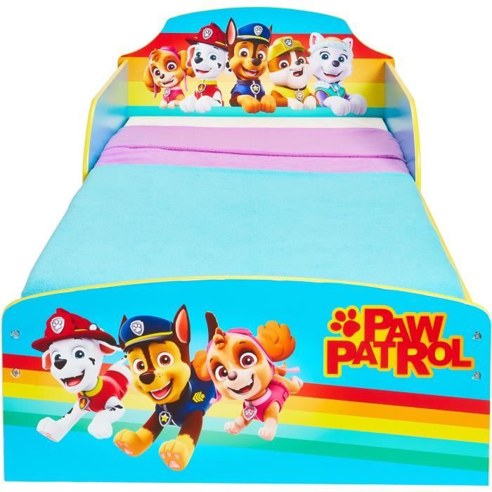 LA PAT PATROUILLE Lit pour enfants avec espace de rangement sous le lit