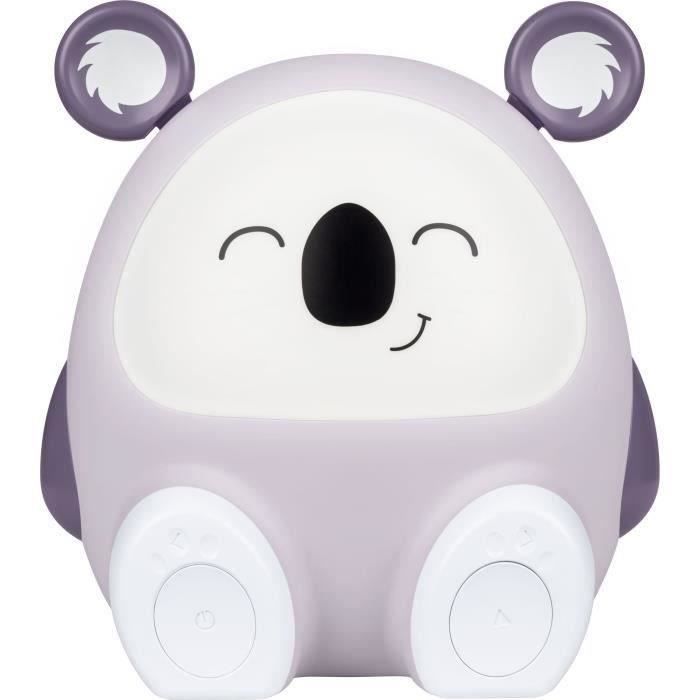 Altoparlante luminoso e luce notturna - BIGBEN - Koala - Bluetooth 5.0, 15 W, Luce notturna regolabile, Timer, Batteria USB-C