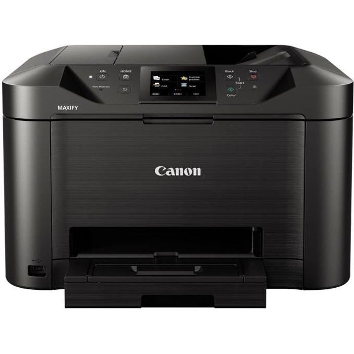 Canon Imprimante multifonction 4 en 1 MAXIFY MB5150 - Jet d'encre  - Couleur - Ecran tactile 3.5 - Recto/Verso - WIFI - A4