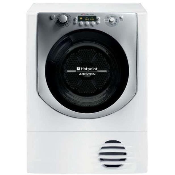 Seche-linge a condensation HOTPOINT AQC9BF5 Aqualtis - 9 kg - Classe B - Blanc et titanium