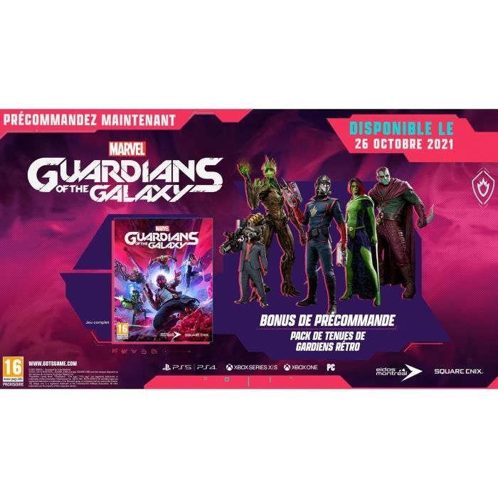 Marvel's Guardians of the Galaxy Jeu PS4