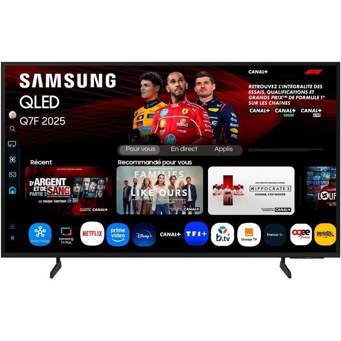 Samsung QE43Q72F - TV QLED 43 (109 cm) - 4K UHD 3840x2160 - HDR10+ - Smart TV - Gaming Hub - 3xHDMI - WiFi