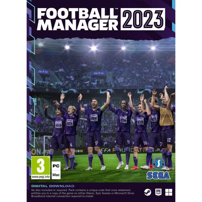 Football Manager 2023 ( Code in box ) Jeu PC